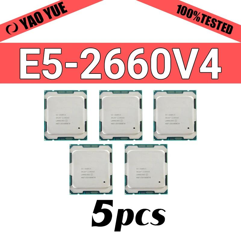  E5-2660V4 CPU μ, E5 2660 V4, 14 ھ, 2.0GHZ, 35MB, L3 ĳ, 105W, SR2N4, LGA 2011-3, 5 